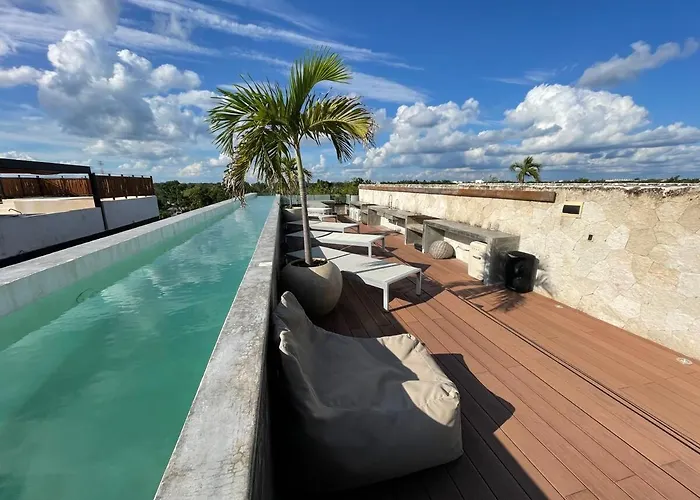 Exclusivo 3 Hab, Terraza Privada, Alberca Y Asador Apartamento Tulum