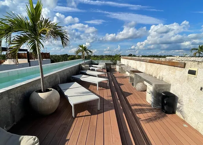 Apartamento Exclusivo 3 Hab, Terraza Privada, Alberca Y Asador